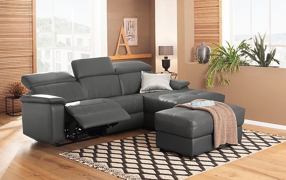 Home affaire Ecksofa »Binado, L-Form,«, mit manueller oder elektrischer Rel günstig online kaufen
