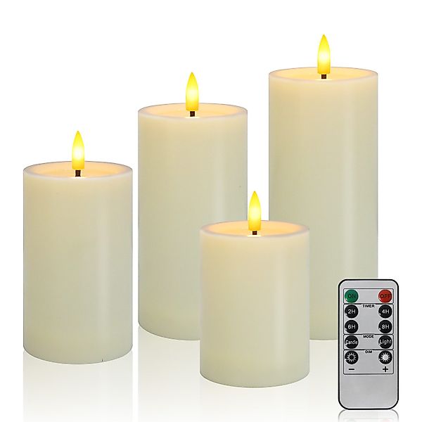 kisidus LED-Kerze Flammenlose LED kerzen mit günstig online kaufen