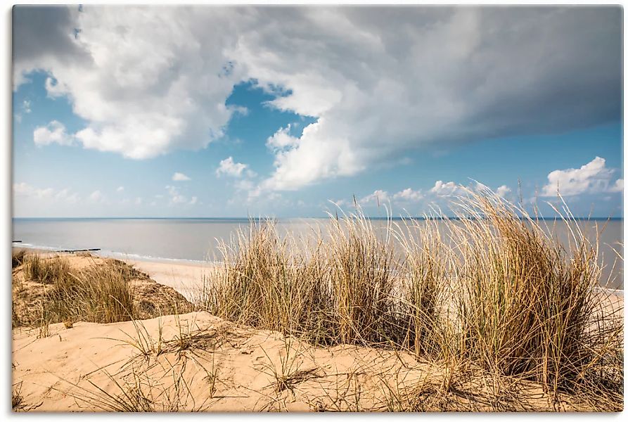 Artland Wandbild "Weg durch die Dünen am Roten Kliff" Strandbilder 1 Stk. t günstig online kaufen