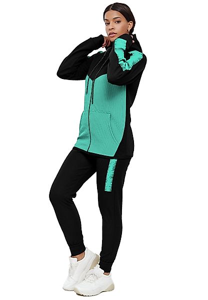 L.gonline Freizeitanzug Damen Jogging-ANZUG, mit Bündchen günstig online kaufen