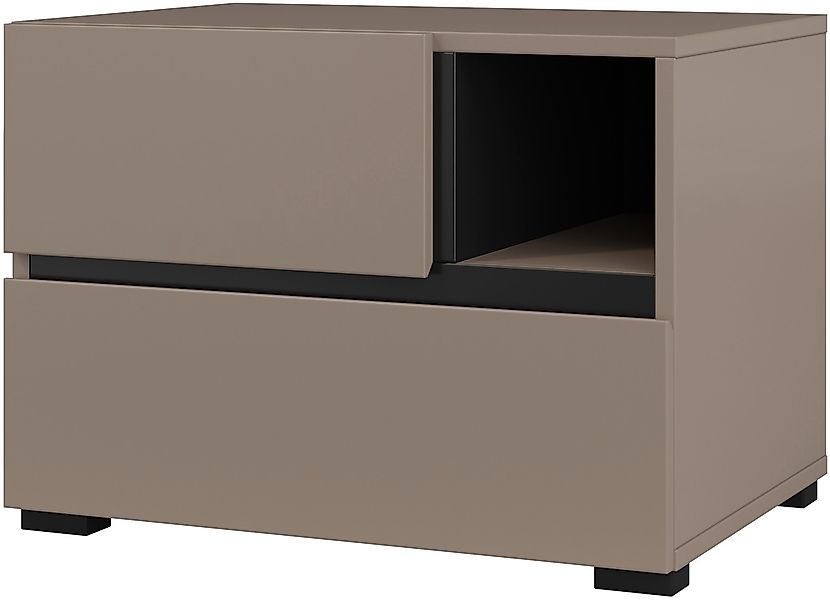 Home affaire Nachtkommode "Cross, moderner griffloser Nachtschrank", Nachtt günstig online kaufen