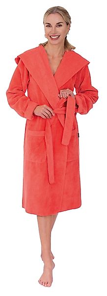 Wewo fashion Damenbademantel 6124, Midilänge, Baumwoll-Mix, günstig online kaufen