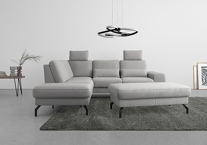 sit&more Ecksofa "Cinturo L-Form" inklusive Sitztiefenverstellung und Feder günstig online kaufen