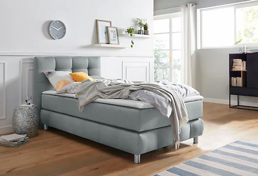 andas Boxspringbett "Salo" incl. Topper, 6 Breiten, 2 Härtegrade, TFK auch günstig online kaufen