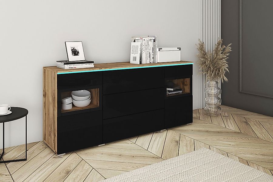 INOSIGN Sideboard VERA, Moderne grifflose Kommode,verstellbare günstig online kaufen