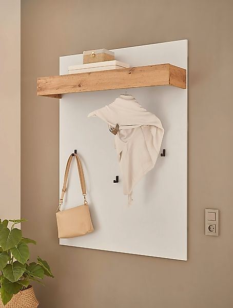 INOSIGN Garderobenpaneel »GIRON/CiTY, Wandregal in Wotan Eiche, Flurgardero günstig online kaufen