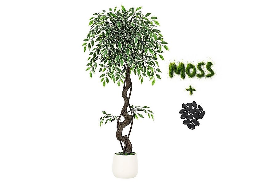 Kunstbaum Künstlicher Ficusbaum Künstliche Pflanzen Künstliche Zimmerpflanz günstig online kaufen