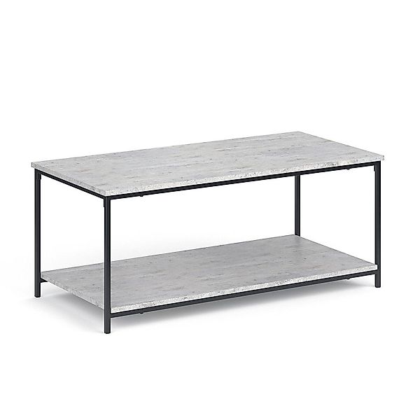 Vicco Couchtisch Fyrk, Beton/Schwarz, 108 x günstig online kaufen