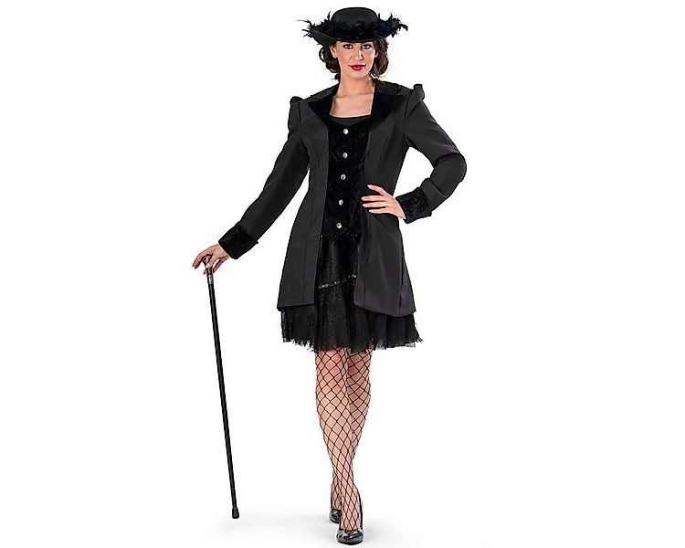 Funny Fashion Kostüm Gothic Jacke Schwarz für Damen Barock günstig online kaufen