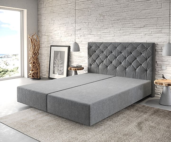 DELIFE Bettgestell Dream-Great, Mikrofaser Anthrazit 160x200 cm günstig online kaufen