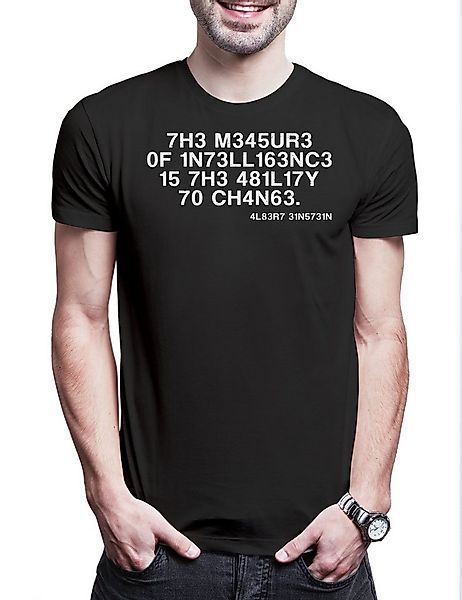 Urban Backwoods Print-Shirt Einstein The Measure Of Intelligence Herren T-S günstig online kaufen