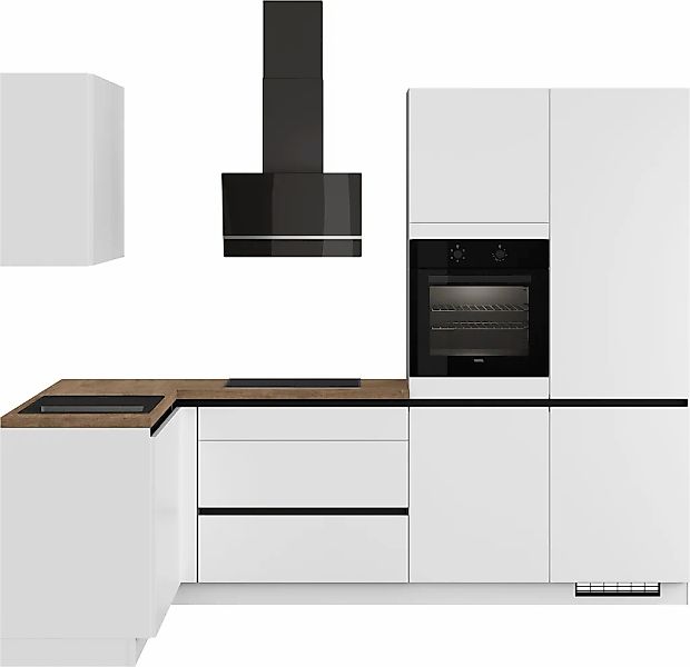 IMPULS KÜCHEN Winkelküche ""Dublin", Anti Fingerprint Oberfläche, Schubkäst günstig online kaufen