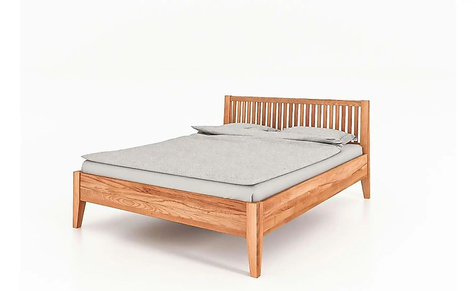 Massivholzbett  Erik ¦ holzfarben ¦ Maße (cm): B: 145 H: 92 Betten > Bettge günstig online kaufen