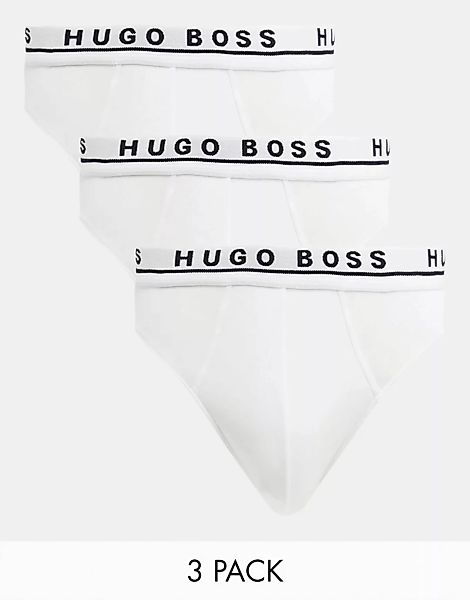BOSS – Bodywear – Weiße Unterhose, 3er-Pack günstig online kaufen