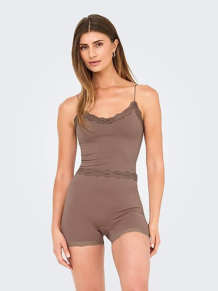 ONLY Spitzentop ONLVICKY LACE SEAMLESS CROPPED günstig online kaufen