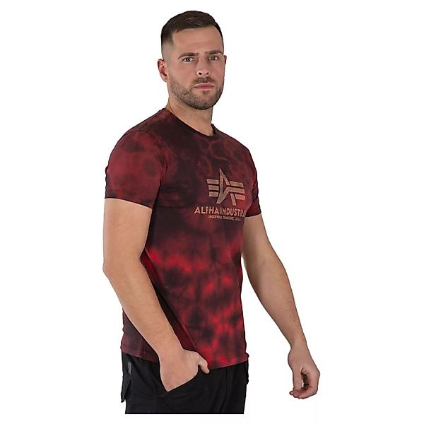 Alpha Industries Basic Batik Kurzärmeliges T-shirt S Speed Red günstig online kaufen