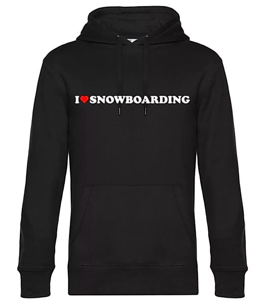 I Love Snowboarding · Unisex Premium Hoodie günstig online kaufen