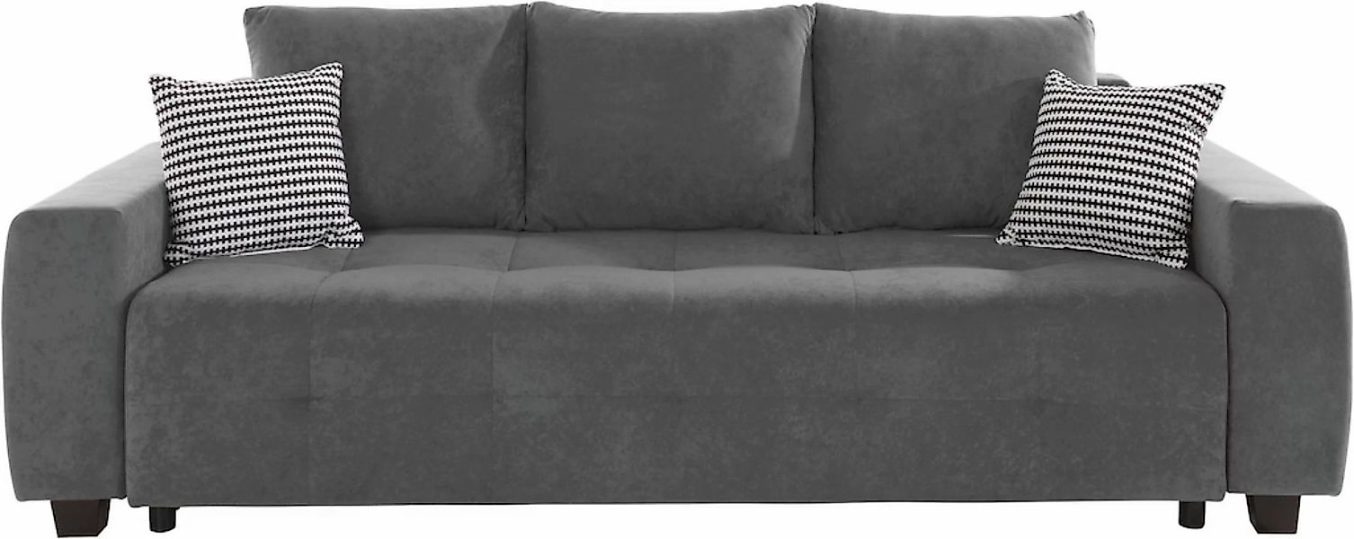 COLLECTION AB Schlafsofa "Bella", mit Bettfunktion und Bettkasten, inkl. lo günstig online kaufen