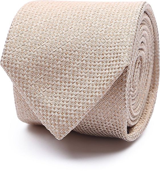 Suitable Krawatte Leinen Struktur Beige - günstig online kaufen