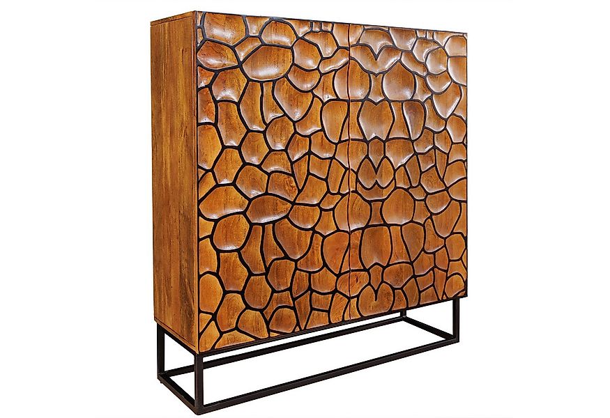 riess-ambiente Highboard VULCANO 120cm braun / schwarz (Einzelartikel, 1 St günstig online kaufen