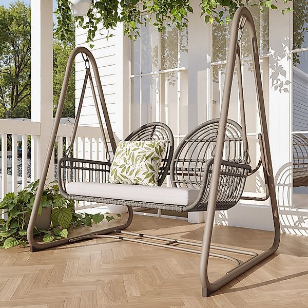 HAUSS SPOLE Stuhl Gartenschaukel mit Rückenlehne, günstig online kaufen