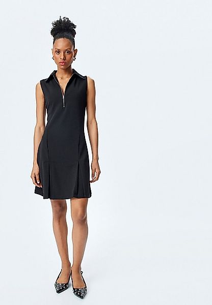 Koton Polokleid Normale Länge Mit Reißverschlussdetail Polokleid günstig online kaufen