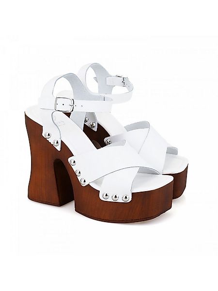 Desa Damen-Plateausandalen aus Kunstleder – Lederfutter, atmungsaktiv Sanda günstig online kaufen