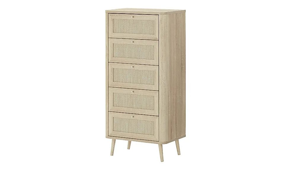 Roomers Kommode  Rafia Premium ¦ holzfarben ¦ Maße (cm): B: 60 H: 126 T: 40 günstig online kaufen