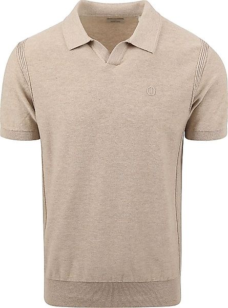 Dstrezzed Polo Melange Slub Beige - Größe XXL günstig online kaufen