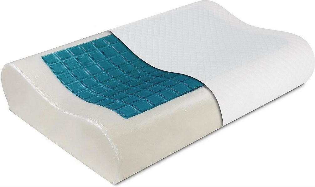 Aspero Visko-Kissen Kühlendes viskoelastisches Kissen mit Welle Naxxar, Fül günstig online kaufen