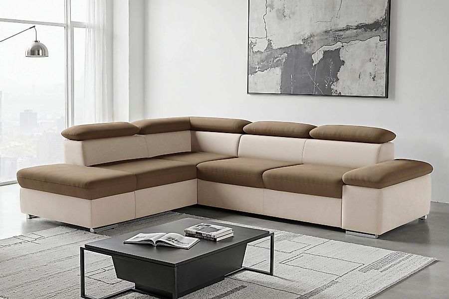 sit&more Ecksofa Valentine L-Form, B: 272 günstig online kaufen
