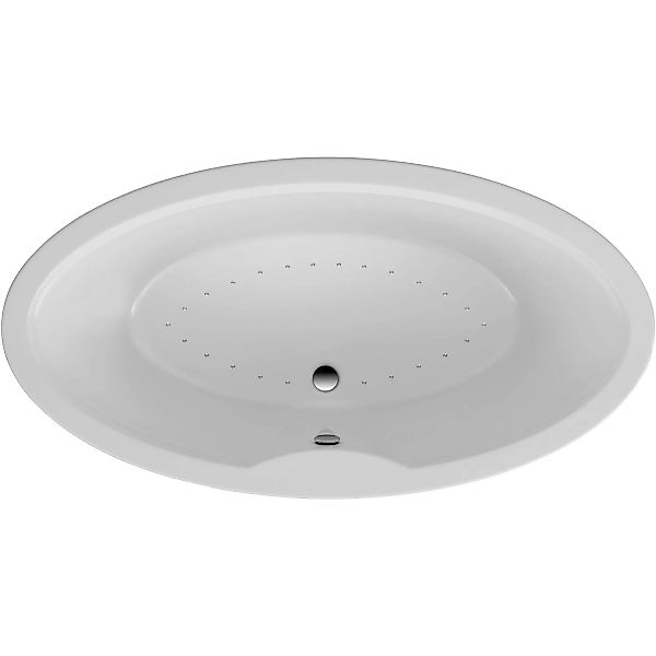 Ottofond Whirlpool Luna Komfort-Silentsystem 179,5 cm x 94,5 cm Weiß günstig online kaufen