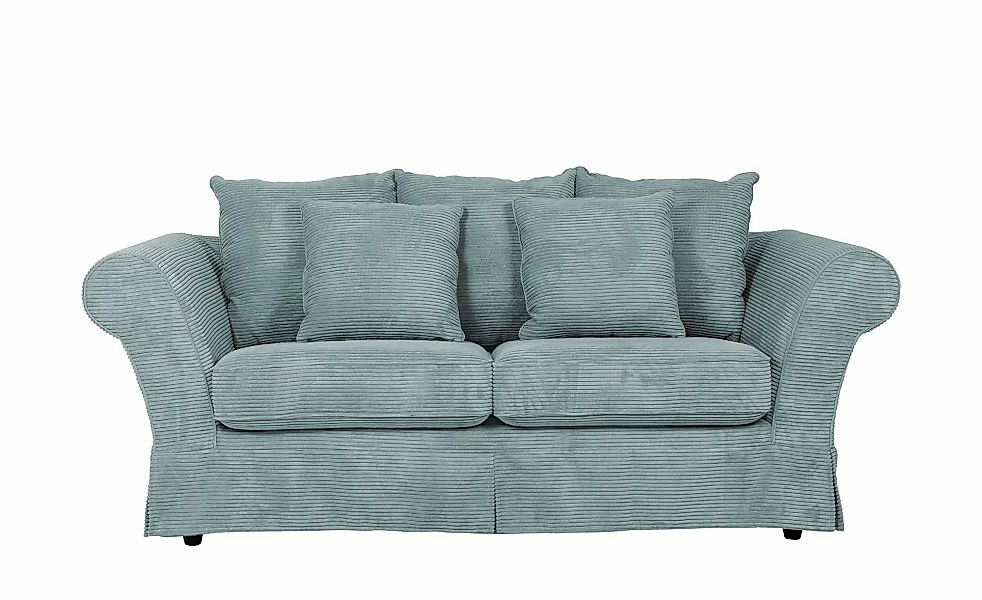 Einzelsofa  Olivia ¦ blau ¦ Maße (cm): B: 215 H: 100 T: 98.0 Polstermöbel > günstig online kaufen