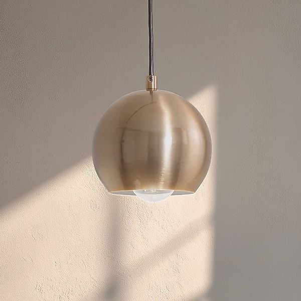 Hängeleuchte Berceste 9201, Ø 15 cm, gold, Eisen, E27 günstig online kaufen