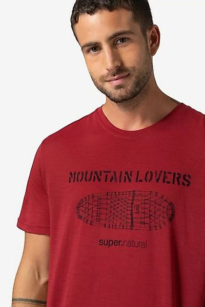 SUPER.NATURAL Print-Shirt Merino T-Shirt M SNOWBOOT TEE funktioneller Merin günstig online kaufen