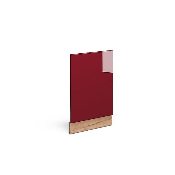 Vicco Frontblende Fame-Line Bordeaux Hochglanz/Goldkraft Eiche 45 cm ohne A günstig online kaufen
