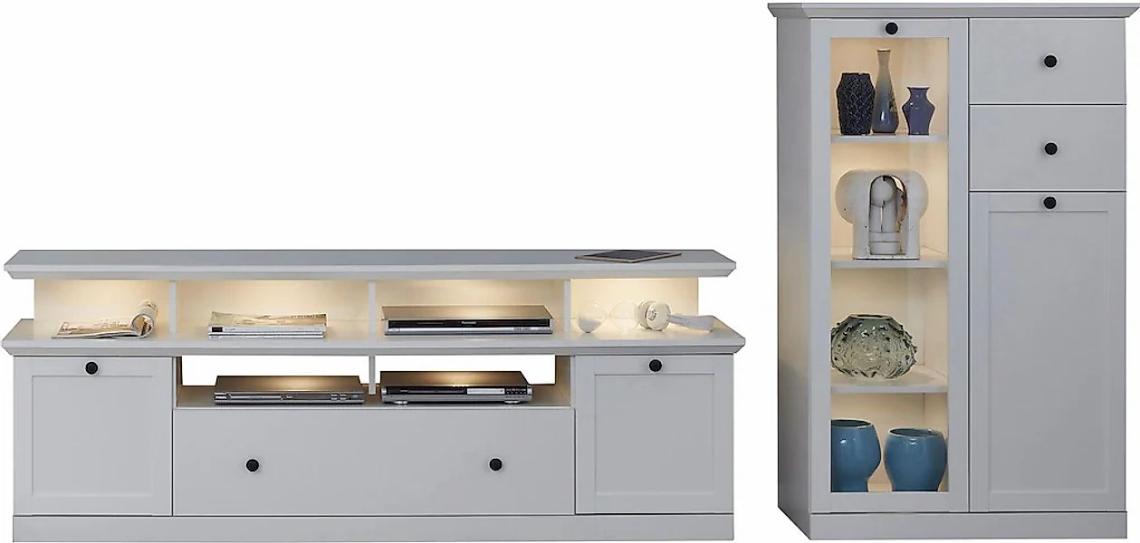 Home affaire Wohnwand "Örebro" Set, 2 Stk. tlg. günstig online kaufen