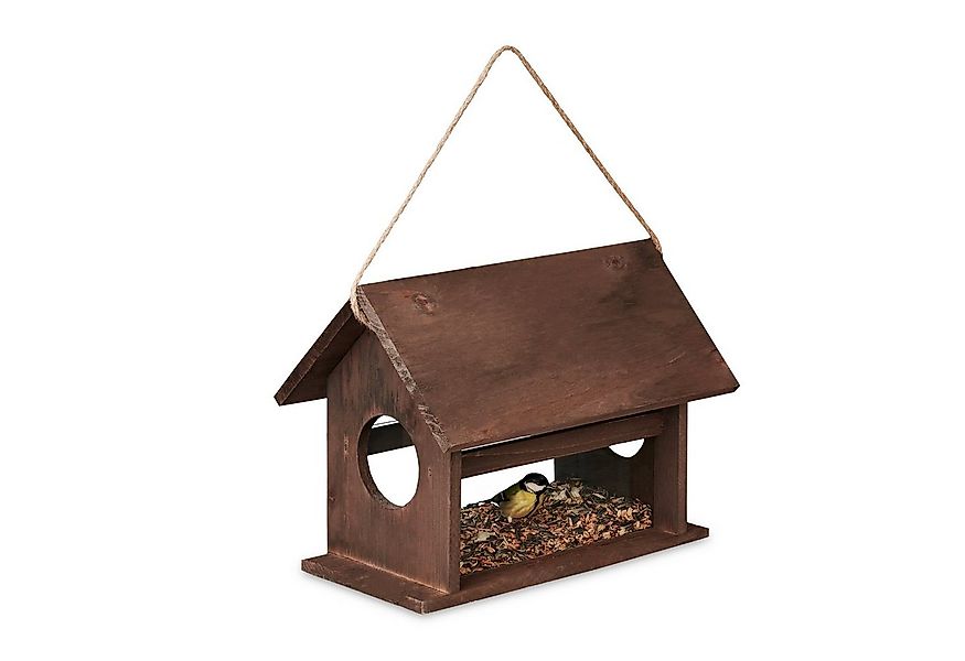 relaxdays Vogelhaus Vogelfutterhaus aus Holz günstig online kaufen