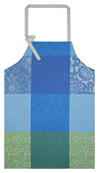 Le Jacquard Français Schürze Fleurs de Kyoto Indigo Blau 90x96 Baumwolle günstig online kaufen