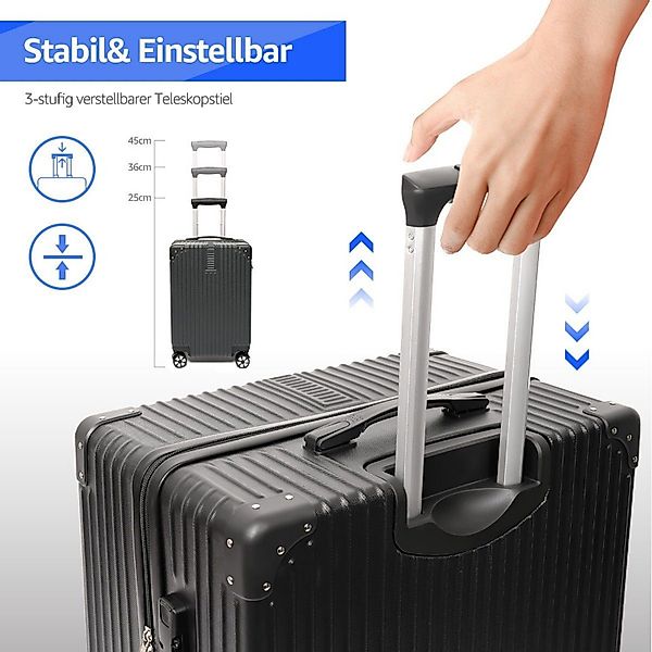 yonsly Trolleyset Kofferset Koffer Set, Reisekoffer günstig online kaufen