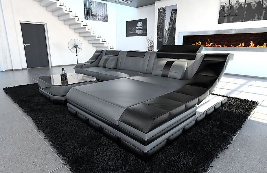 Sofa Dreams Ecksofa Ledercouch Sofa Leder günstig online kaufen