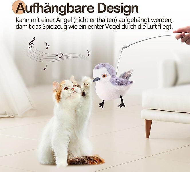 SinLaw Tier-Intelligenzspielzeug Katzenspielzeug Flattervogel, lebensechtes günstig online kaufen
