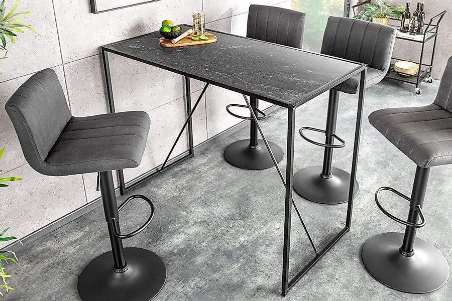 riess-ambiente Bartisch SLIM LINE 120cm graphit · Stehtisch · minimalistisc günstig online kaufen