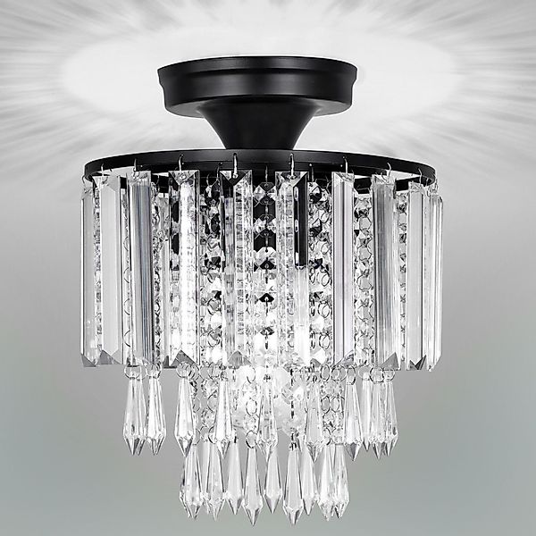 BlingBin Kronleuchter Dreifach-Kristall-Anhänger, Maximal 60W, ohne günstig online kaufen