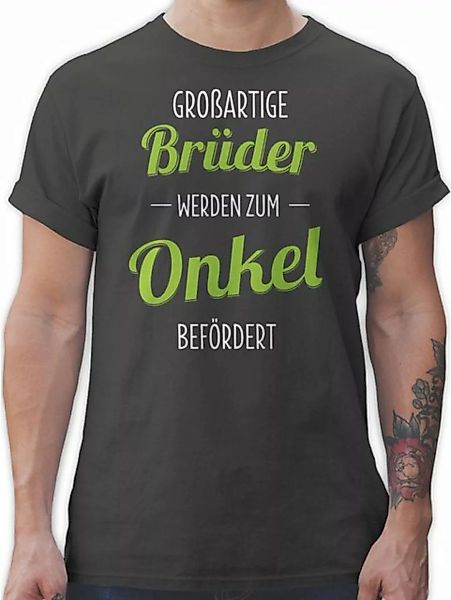 Shirtracer T-Shirt Großartige Brüder werden zum Onkel befördert Bruder und günstig online kaufen