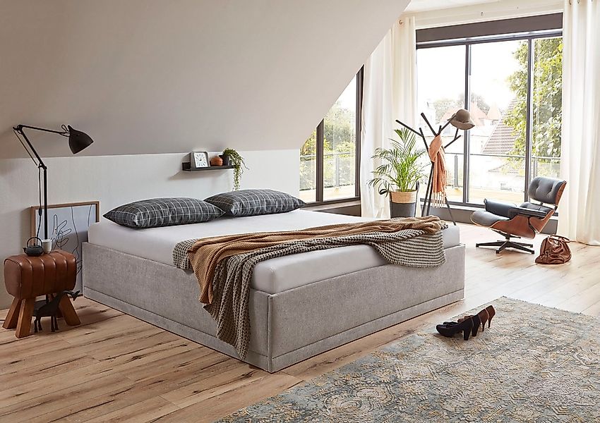 Westfalia Schlafkomfort Polsterbett "Texel" Komforthöhe mit Zierkissen, Bet günstig online kaufen