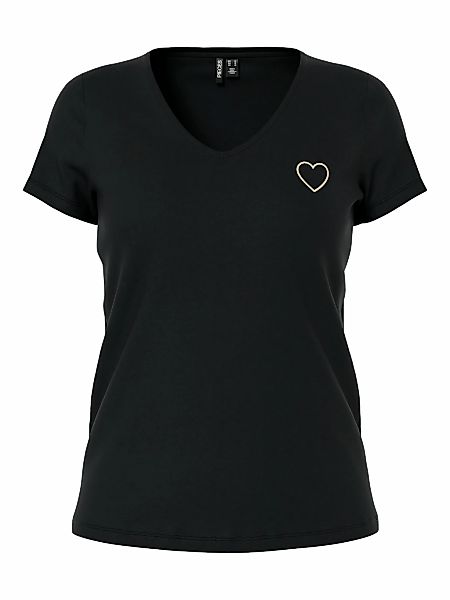 pieces V-Shirt PCNEW BILLY TEE EMB günstig online kaufen