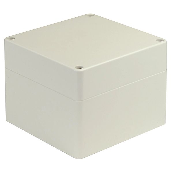 Blanko Modulgehäuse IP 65 Lichtgrau 120 x 120 x 90 mm günstig online kaufen