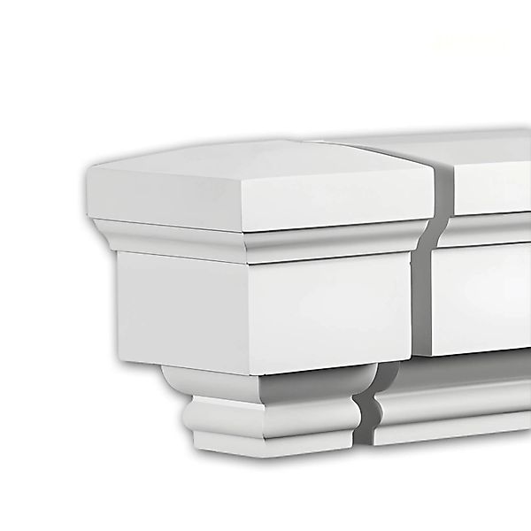 PROFHOME 482033 Stirnelement Fassaden Element Fassadenstuck, 10 cm x 10 cm günstig online kaufen