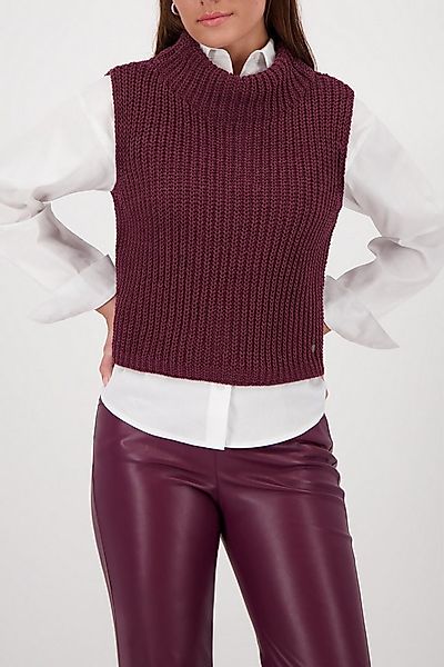 Monari Pullunder Pullunder Basic Chenille Mit Rundhalsausschnitt günstig online kaufen